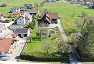 Romantisches, liebevolles Holzblockhaus in SONNIGER Lage mit schönen Ausblicken - GROSSES BAUGRUNDSTÜCK am Ortsrand!