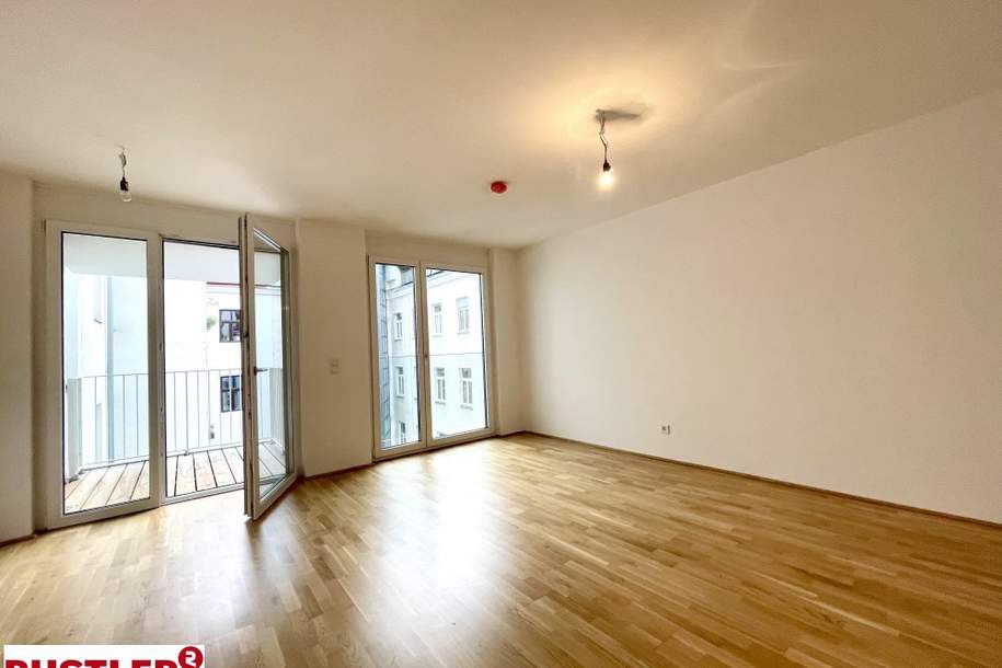 Erstbezug - 2 Zimmer mit Balkon - nähe Donaukanal in 1200 Wien zu kaufen, Wohnung-kauf, 374.000,€, 1200 Wien 20., Brigittenau