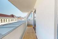 Modernes Wohnen - Weitblick im DG mit Loggia nahe Millennium City