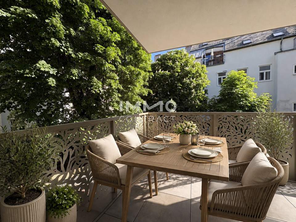 BEZUGSFERTIG & PROVISIONSFREI: TOP-Vierzimmer Apartment mit hofseitigem Balkon (Neubau-Erstbezug)
