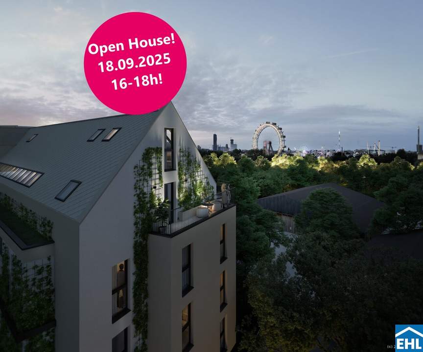 Willkommen im exklusiven Vorsorgeprojekt "Josephine": Luxuriöses Wohnen mit Blick zum Prater