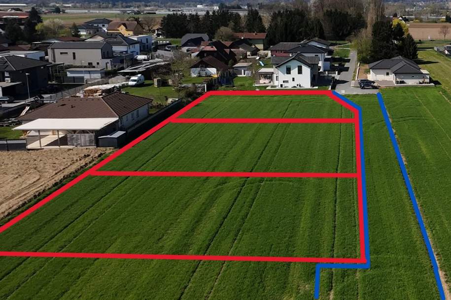 Grundstücke ab 944m² in Top-Lage - Gralla bei Leibnitz zu verkaufen, Grund und Boden-kauf, 169.000,€, 8430 Leibnitz