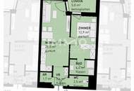 Top 2-Zi Erstbezug mit Garten, Balkon, Tiefgarage &amp; U-Bahn in 1220 Wien für 336.000€