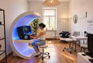 Behandlungsraum für Therapeuten – inklusive Geräte für Professional Alpha Cooling & Beckenbodentherapie
