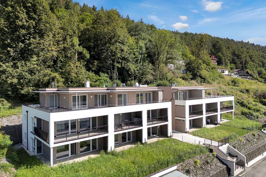 Velden HILLS! Bezugsfertige Neubau-Gartenwohnung mit Bergblick, Wohnung-kauf, 382.000,€, 9220 Villach Land
