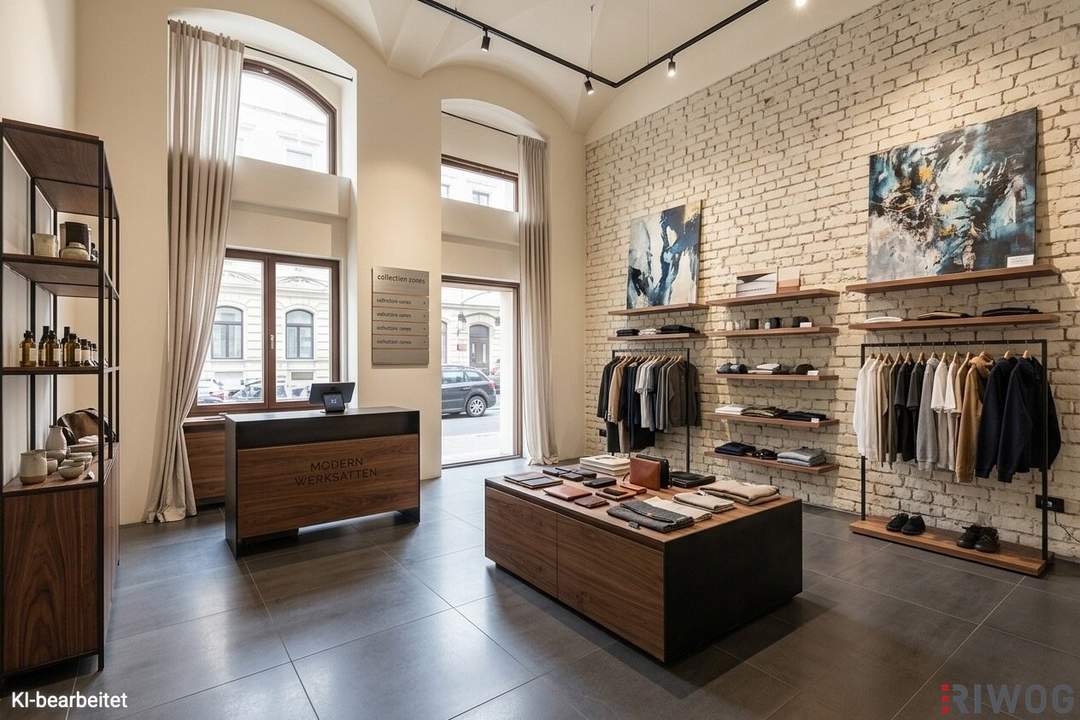 NEUER PREIS | START YOUR BUSINESS | Sanierungsbedürftiges (Geschäfts-)Lokal | Balkon-Option (baubewilligt) | Raumhöhe bis zu ca. 4,25 m | Nähe Einsiedlerpark, U4 Margaretengürtel, künftiger U2-Station Reinprechtsdorfer Straße