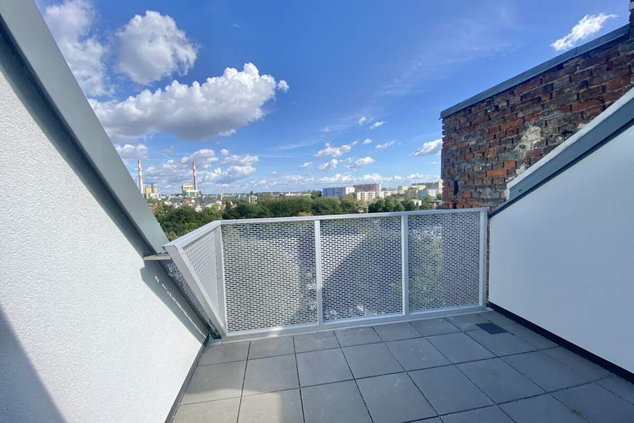 U3 ERSTBEZUG Top Anlage Dachwohnung 2 Zimmer + Terrasse =DAS LAURENZ= 1 bedroom apartment+terrace, Wohnung-kauf, 316.688,€, 1110 Wien 11., Simmering