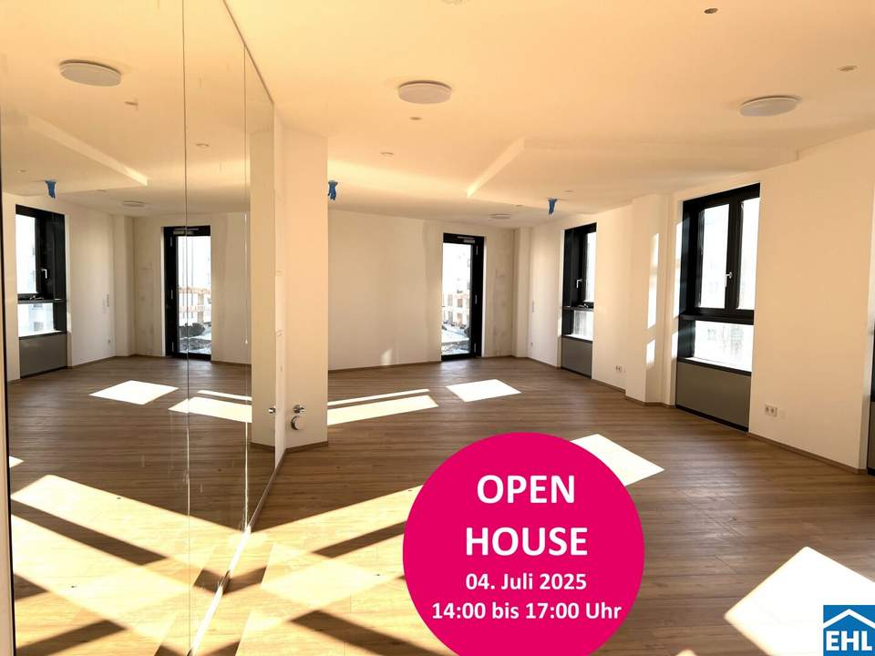 OPEN HOUSE AM FREITAG 04.07 von 14.00 Uhr bis 17.00 Uhr – Bulgariplatz 11 OHNE VORANMELDUNG