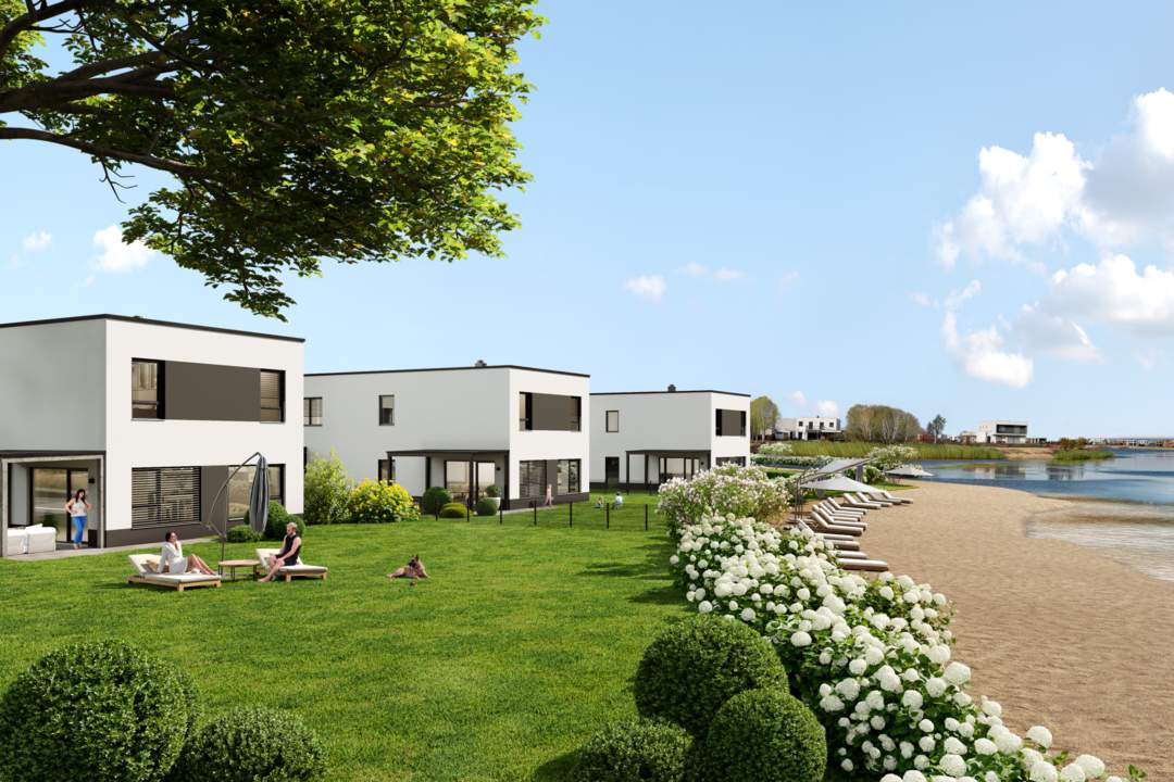 Early-Bird-Preis sichern! Am See zuhause – elegantes Einfamilienhaus mit Terrasse und Carport