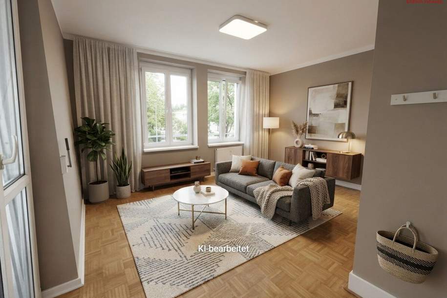 Heimkommen, abschalten, entspannen! Herrliche 3-Zimmer-Wohnung mit Loggia lädt zum Relaxen ein! Top-Infrastruktur!, Wohnung-miete, 841,22,€, 4020 Linz(Stadt)