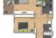 Abgebergestützt PROVISIONSFREI für den KÄUFER! - "Reis mich, Bauer! 2 Zimmer + Loggia!"