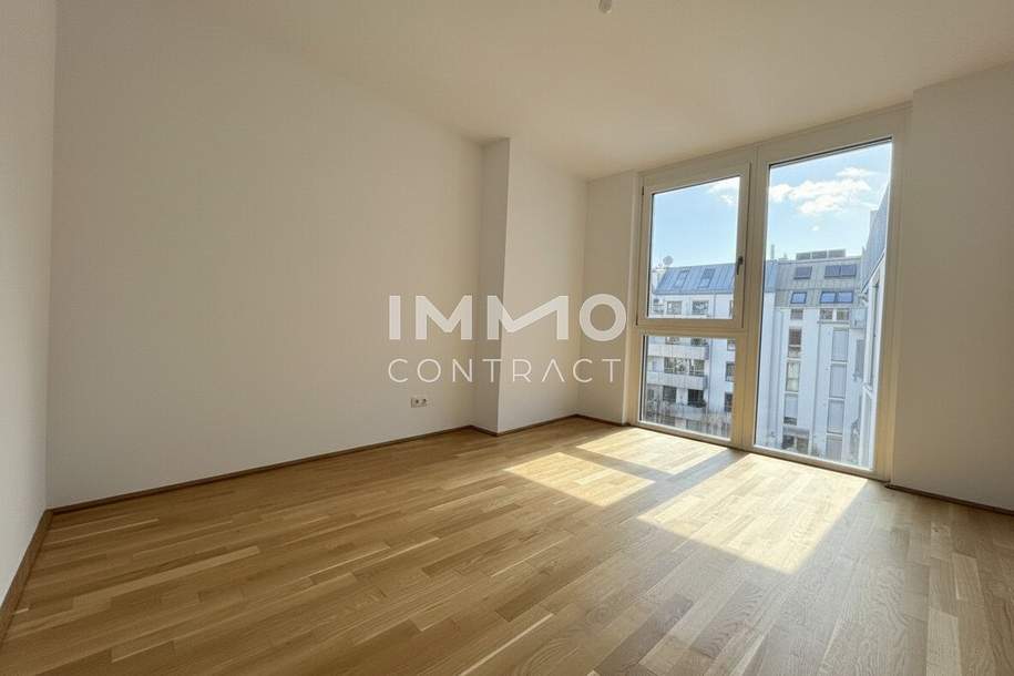 Perfekt geschnittene 3-Zimmer-Wohnung mit zwei Freiflächen – Erstbezug BEIM DONAUUFER, Wohnung-kauf, 259.500,€, 1210 Wien 22., Donaustadt