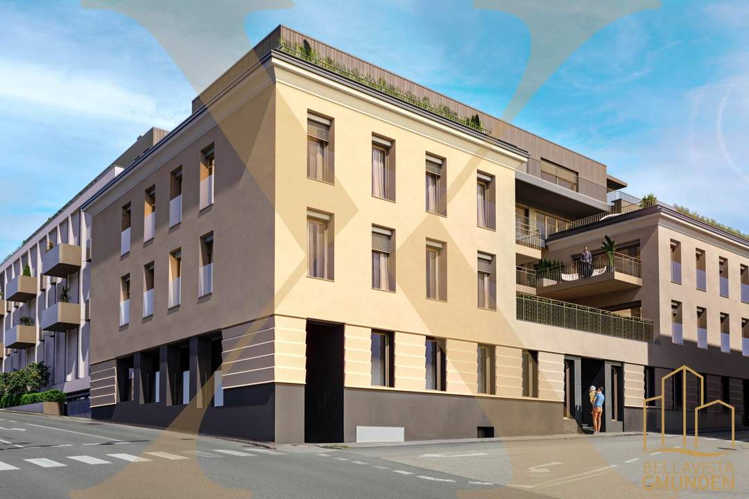 Traumhafte 2-Zimmer-Wohnung mit Südostterrasse inkl. Seeblick im Zentrum von Gmunden zu verkaufen!