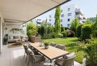 GARTEN-WOHLFÜHL-OASE: 3-Zimmer Gartenwohnung mit top Küche