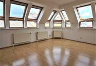 DACHGESCHOSS, AUGARTEN-NÄHE, 87 m² Maisonette mit 10 m2 Terrasse, Wohnküche, 2 Zimmer, Galerie, 2 Bäder, Rembrandtstraße