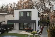 Luxuriöses, modernes Haus im Kleingarten auf 3 Ebenen