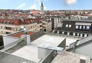 JETZT PROVISIONSFREI | ERSTBEZUG | PENTHOUSE mit ca. 59 m² PANORAMA-DACHTERRASSE | 4-Zimmer | TG-Stellplatz optional | Nachhaltiges Wohnbauprojekt