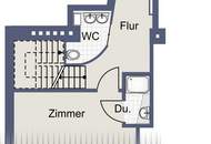 Schicke Maisonette mit 53 m² Dachgarten-Oase