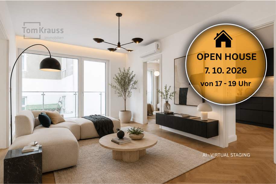 GOLDENER PFAU | RUHEOASE IM KARMELITERVIERTEL MIT PRIVATLIFT UND SONNENTERRASSEN, Wohnung-kauf, 1.381.900,€, 1020 Wien 2., Leopoldstadt