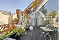 Dachgarten/terrasse mit Blick über Wien I Johann Strauß Gasse I Stellplätze im Haus verfügbar I