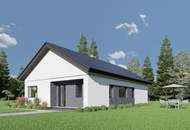 Belagsfertiges Neubau-Wohnhaus in Ziegelmassiv in einer Sackgasse.