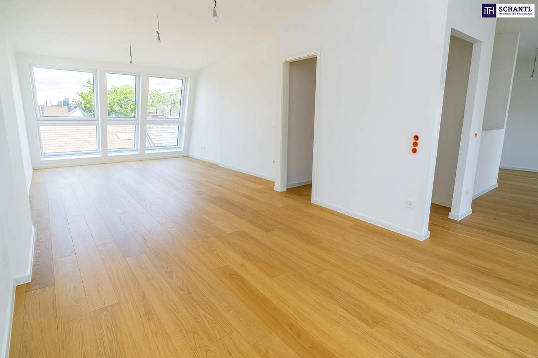 Exklusives Familienparadies über den Dächern – Stilvolle 4-Zimmer-Dachgeschosswohnung mit zwei Terrassen + moderner Luftwärmepumpe + Klimaanlage