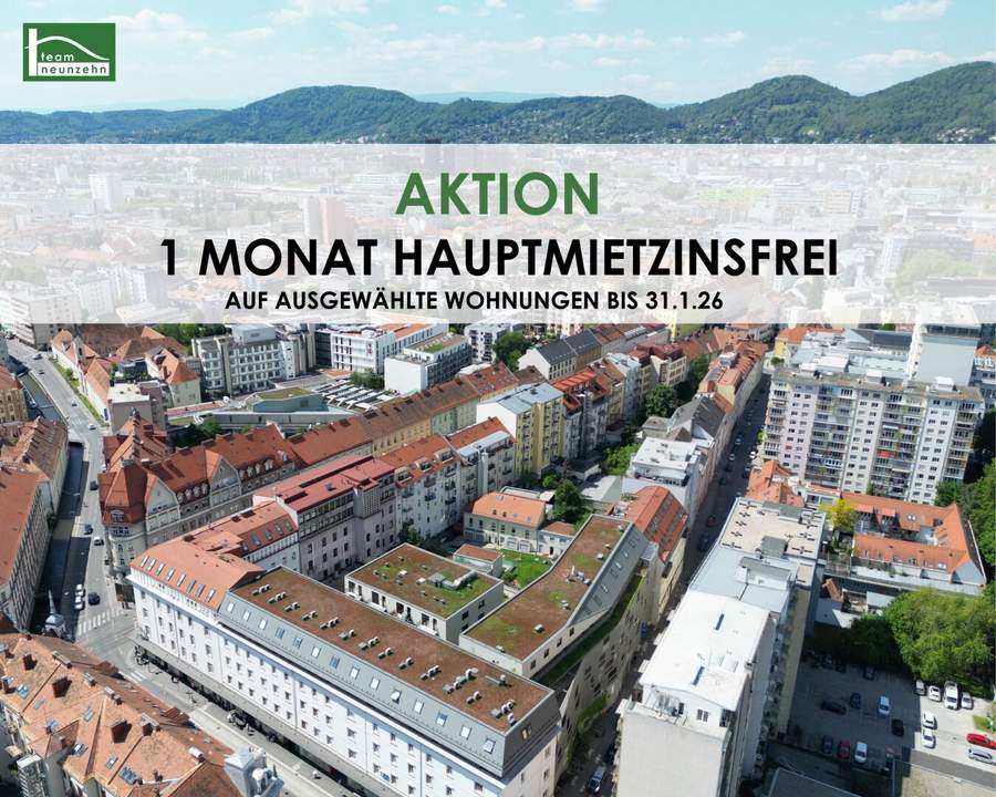 Charmanter Altbauflair in zentraler Toplage – Wohnen im Styria Center Graz! - JETZT ZUSCHLAGEN