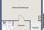 Starterwohnung mit Loggia - Gartenblick