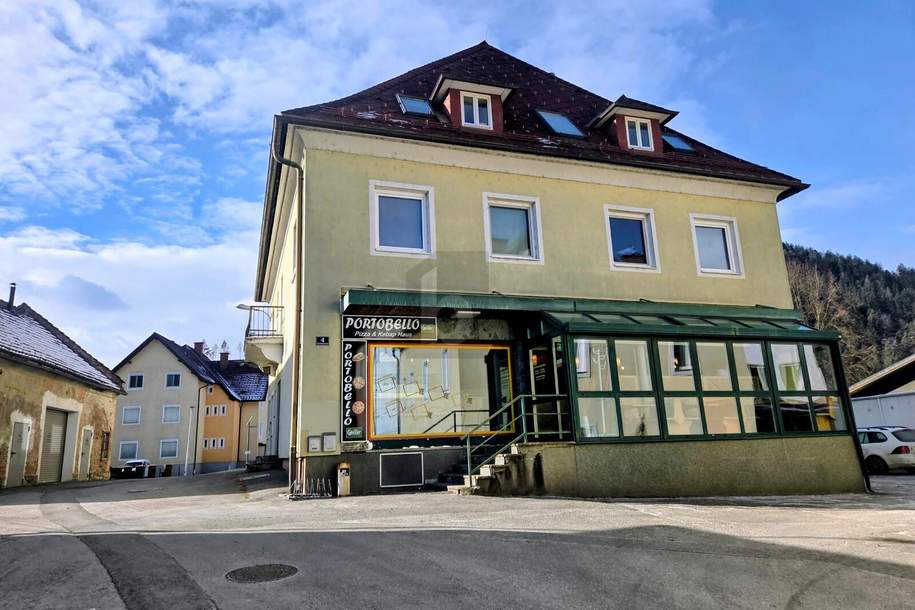 ERTRAGSSTARKES ZINSHAUS IM ZENTRUM VON ST. MICHAEL ? RENDITEPOTENZIAL BIS CA. 9 %, Gewerbeobjekt-kauf, 760.000,€, 8770 Leoben