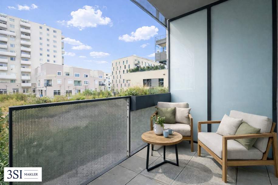 Ruhig wohnen mit Morgensonne &amp; Ausblick ins Grüne, Wohnung-kauf, 299.000,€, 1220 Wien 22., Donaustadt