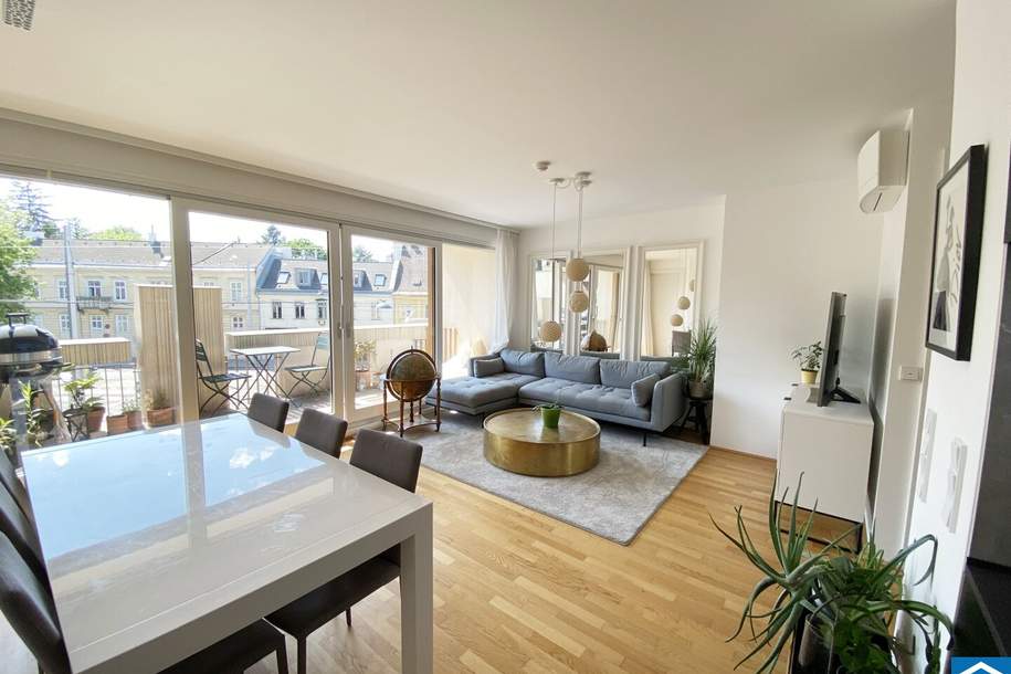 Traumhafte 2-Zimmer-Wohnung mit Terrasse nahe Schönbrunn!, Wohnung-miete, 1.900,00,€, 1130 Wien 13., Hietzing