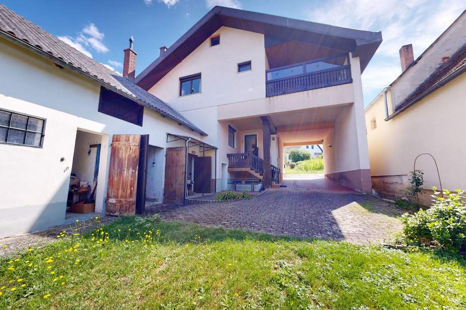 Geräumiges Mehrfamilienhaus mit neuem Heizsystem in Güttenbach: Samt Garten und viel Lagerfläche!, Haus-kauf, 169.900,€, 7535 Güssing
