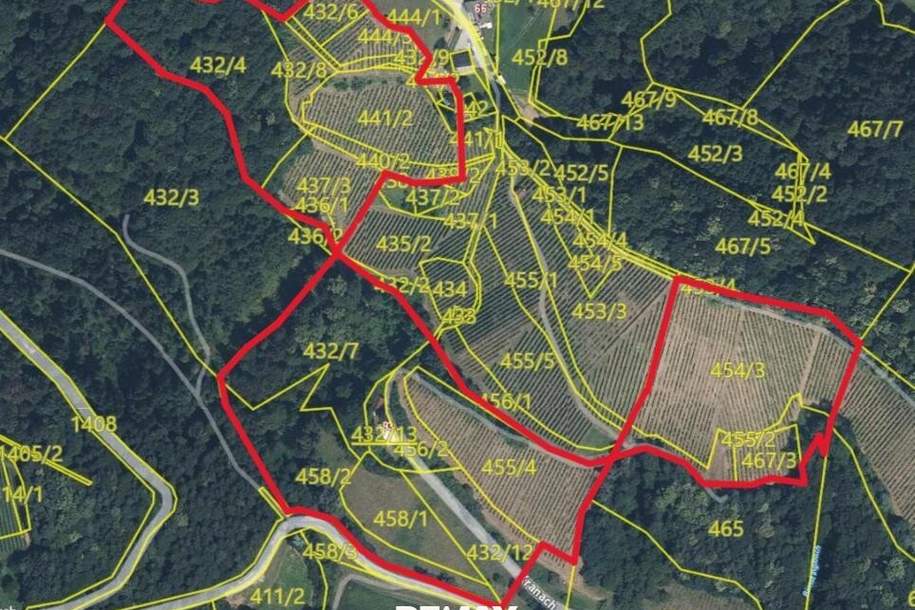 Preisreduktion !! Weingarten mit Landwirtschaft und Altbestand in Kranach, Gemeinde Gamlitz, Gewerbeobjekt-kauf, 519.000,€, 8462 Leibnitz