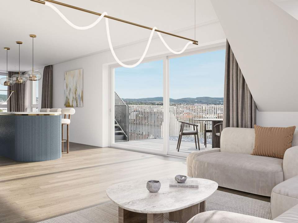 THE ARIK - Urban und Grün – 4 Zimmer im DG mit Freiraum