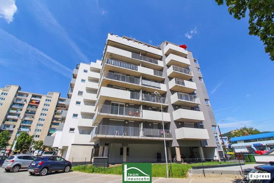 Neubau 2-Zimmer Wohnung mit großzügigem Balkon in Graz Straßgang! JETZT ANFRAGEN!, Wohnung-miete, 649,99,€, 8054 Graz(Stadt)