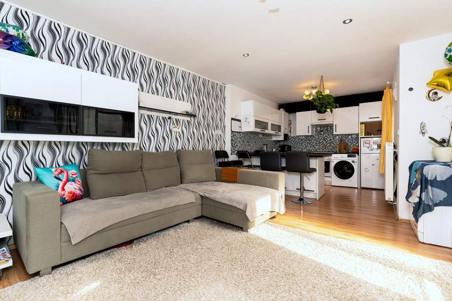 Helle, vermietete 2,5 Zimmer Maisonette-Wohnung in Hainburg an der Donau, Wohnung-kauf, 155.000,€, 2410 Bruck an der Leitha