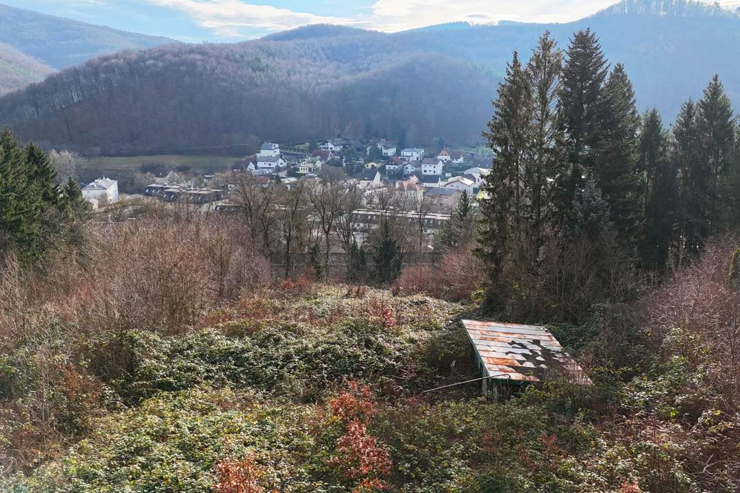 Baugrund in Südlage am Sagberg mit Traumausblick