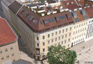 ARCHITEKTUR PUR | großzügige 3-Zimmer Dachterrassenwohnung mit herausragender Raumhöhe