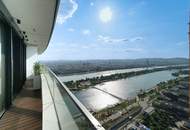 Terrassenwohnung in den Danube Flats mit atemberaubendem Ausblick