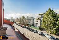 Exklusiv und perfekt aufgeteilte Dachgeschoßwohnung 92 m², 2 Zimmer + 16 m² südostseitige Terrasse in zentraler Lage, Speisinger Straße, Klimatisiert