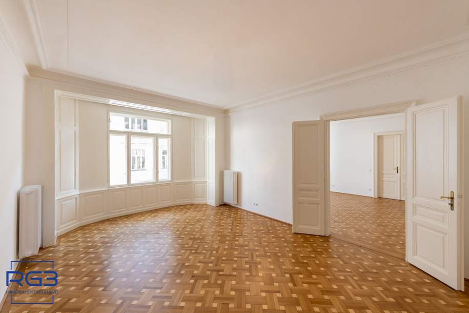 Repräsentative 5 Zimmer Wohnung mit Balkon, Wohnung-miete, 3.093,77,€, 1010 Wien 1., Innere Stadt