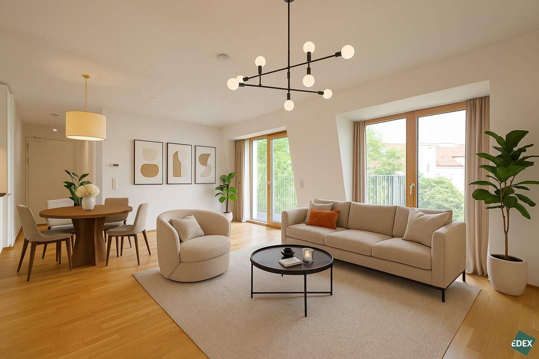 Sandleiten 64 | Exklusive 2-Zimmer-Wohnung mit zwei Terrassen