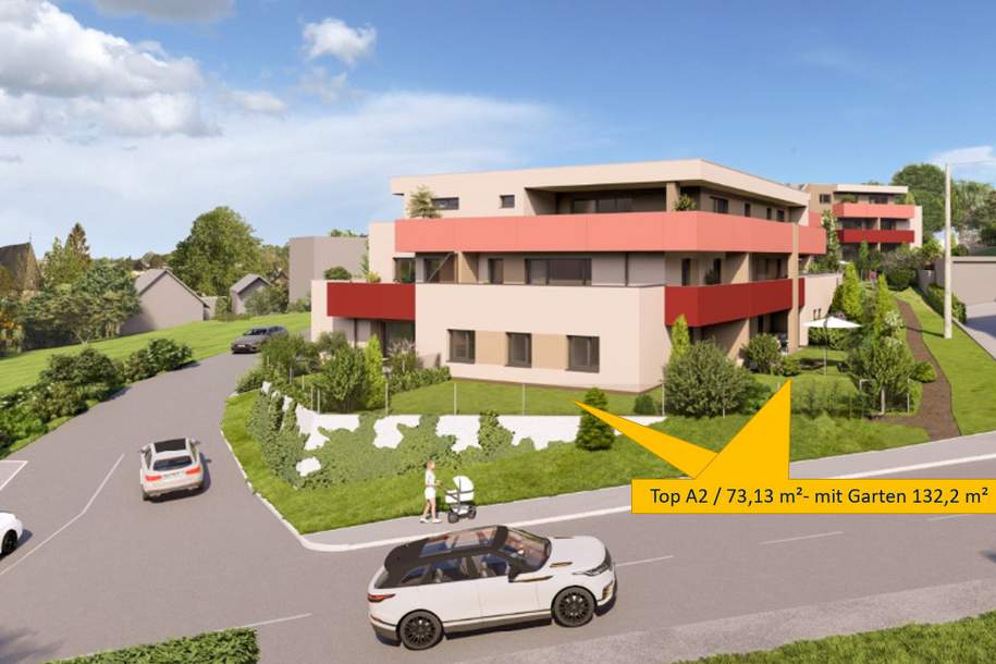 Ideale 3-Zimmer Eck-Gartenwohnung in den STADTTERRASSEN PEUERBACH - provisionsfrei!, Wohnung-kauf, 375.695,€, 4722 Grieskirchen