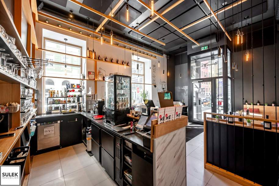 Moderner Gastronomiebetrieb (Restaurant) mit Schanigarten nähe Volksoper, Gewerbeobjekt-miete, 1.574,96,€, 1090 Wien 9., Alsergrund