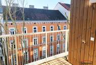 TOPLAGE: 5. Etage - Straßenseitige, moderne 2-Zimmerwohnung mit Loggia! (Mietbeginn 01.01.2027)