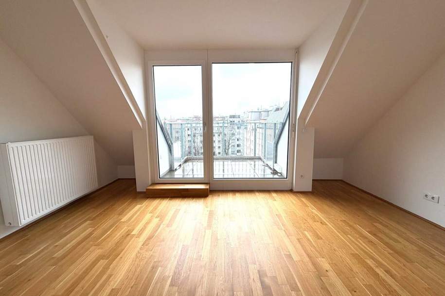 3-Zimmer Dachgeschosswohnung im Nibelungenviertel, Nähe Lugner City und Bundesportzentrum Schmelz, Wohnung-miete, 1.622,64,€, 1150 Wien 15., Rudolfsheim-Fünfhaus