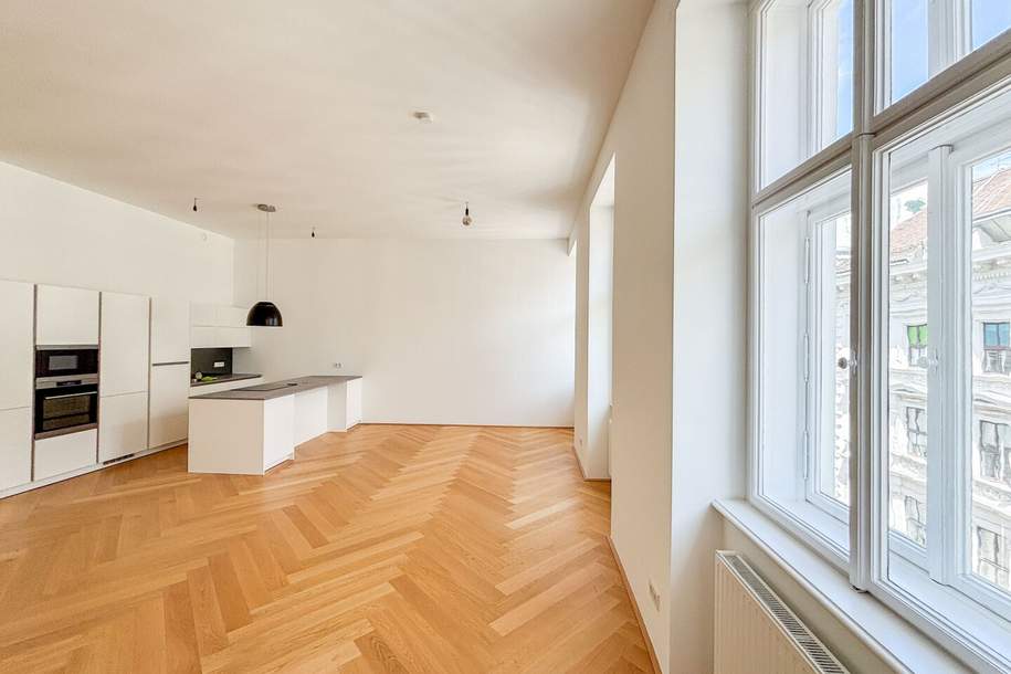 Wiener Altbau in Perfektion – Exklusiv wohnen mit Stil /// Nähe Schottenring-Börse-Rudolfspark, Wohnung-miete, 3.605,85,€, 1010 Wien 1., Innere Stadt
