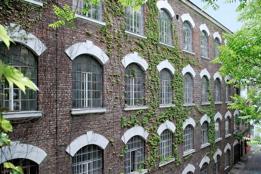 Modernes Loft-Büro in historischer Seidenfabrik – einzigartiger Backsteincharme & hochwertige Ausstattung, Gewerbeobjekt-miete, 1.127,68,€, 1060 Wien 6., Mariahilf