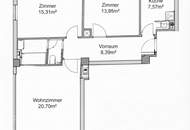 Attraktive 3-Zimmer-Wohnung mit Loggia in begehrter Lage des 6. Wiener Bezirks!