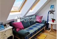 Relaxen mitten in der Stadt! Sympathische, helle Dachgeschoss Maisonettenwohnung mit Balkon und Terrasse - freier Blick über Wien